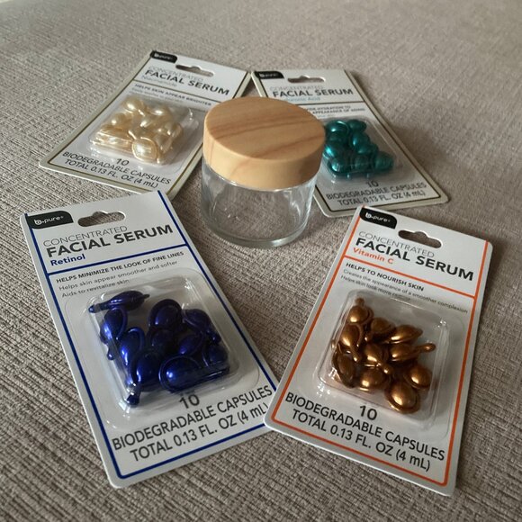 B Pure Serum: 1 Retinol, 1 Vitamin C, 1 Hyaluronic Acid, 1 Niacinamide and Jar - Picture 6 of 6